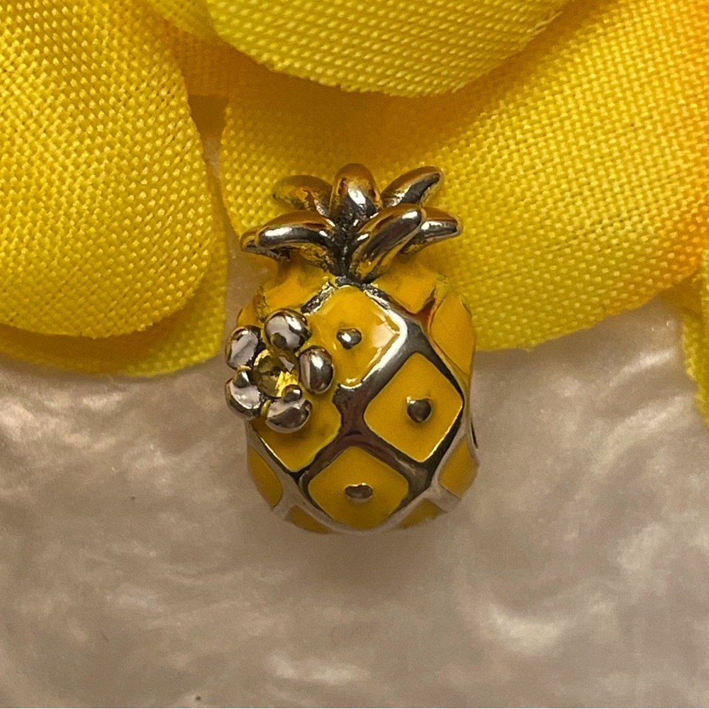 Bracelet Charm Pineapple Sterling Silver
